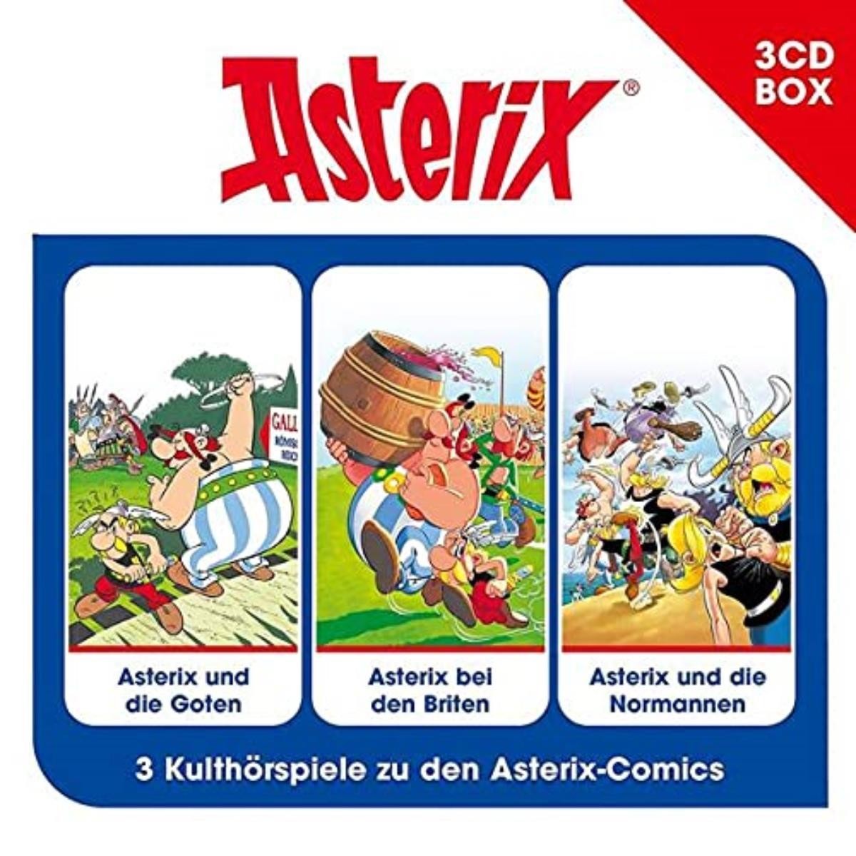 Asterix Hörspielbox 3 (F.07-09) 3 CD-Box