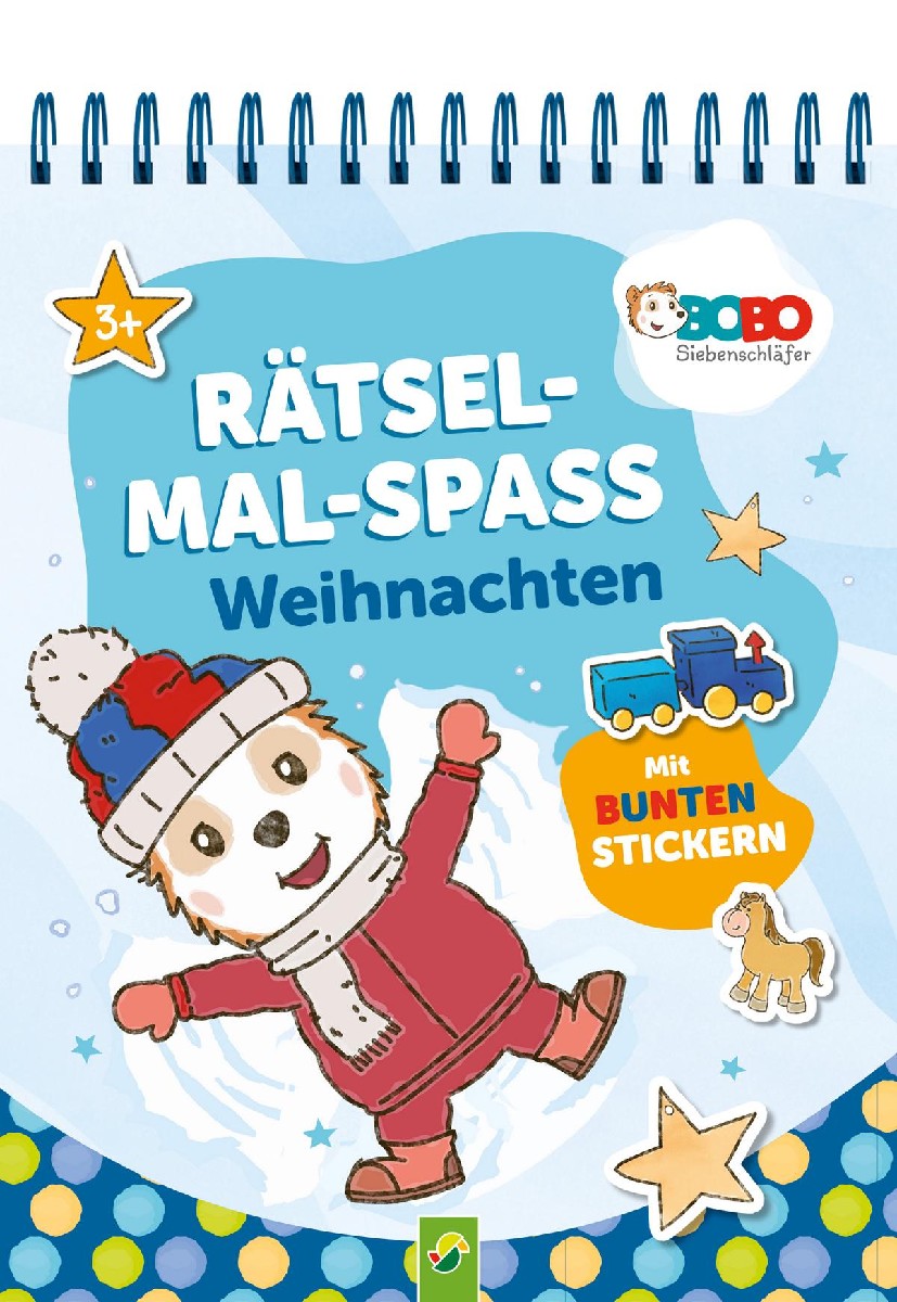 Bobo Siebenschläfer - Rätsel-Mal-Spass Weihnachten