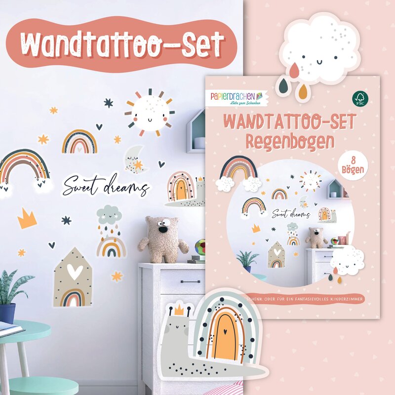 Wandtattoos Regenbogen