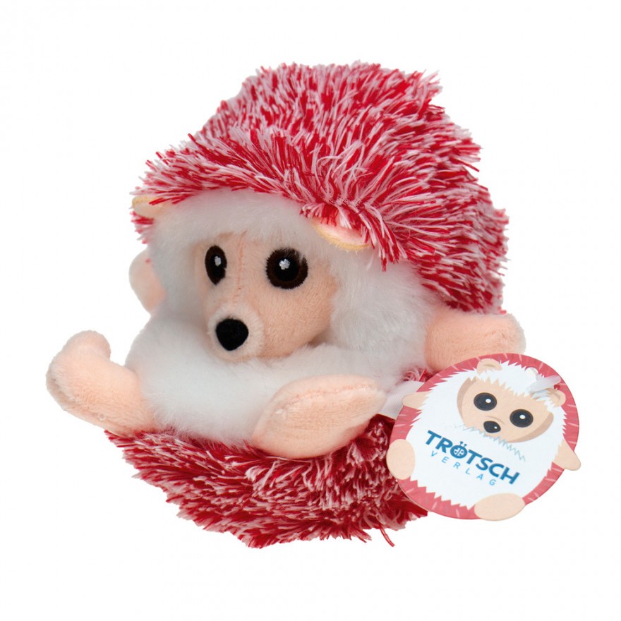 Plüschigel rot (Plüsch, 12cm, 5er-VE)