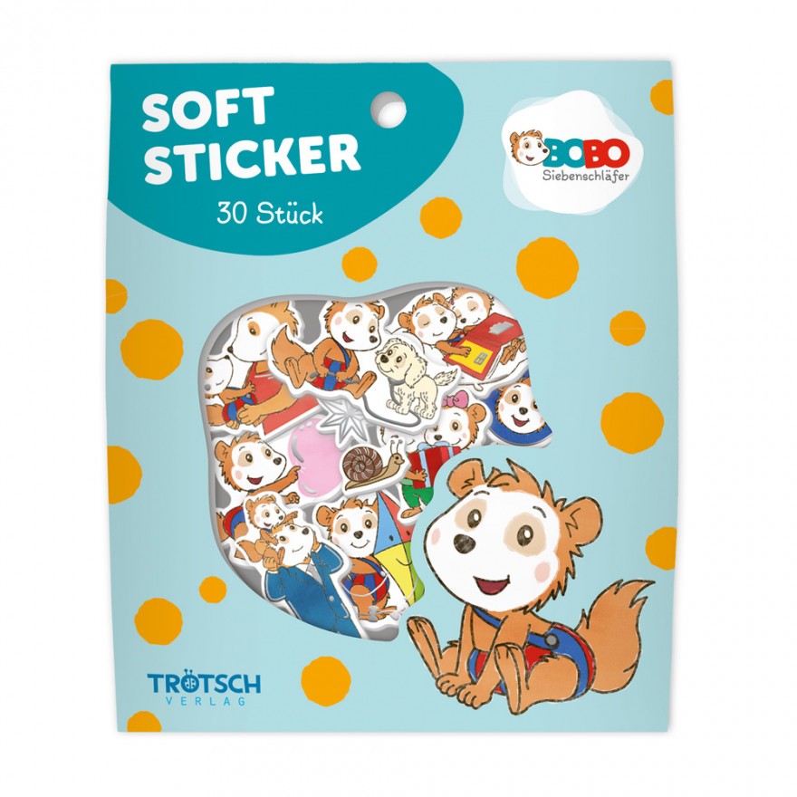 Bobo Siebenschläfer - Soft-Sticker (10er-VE)