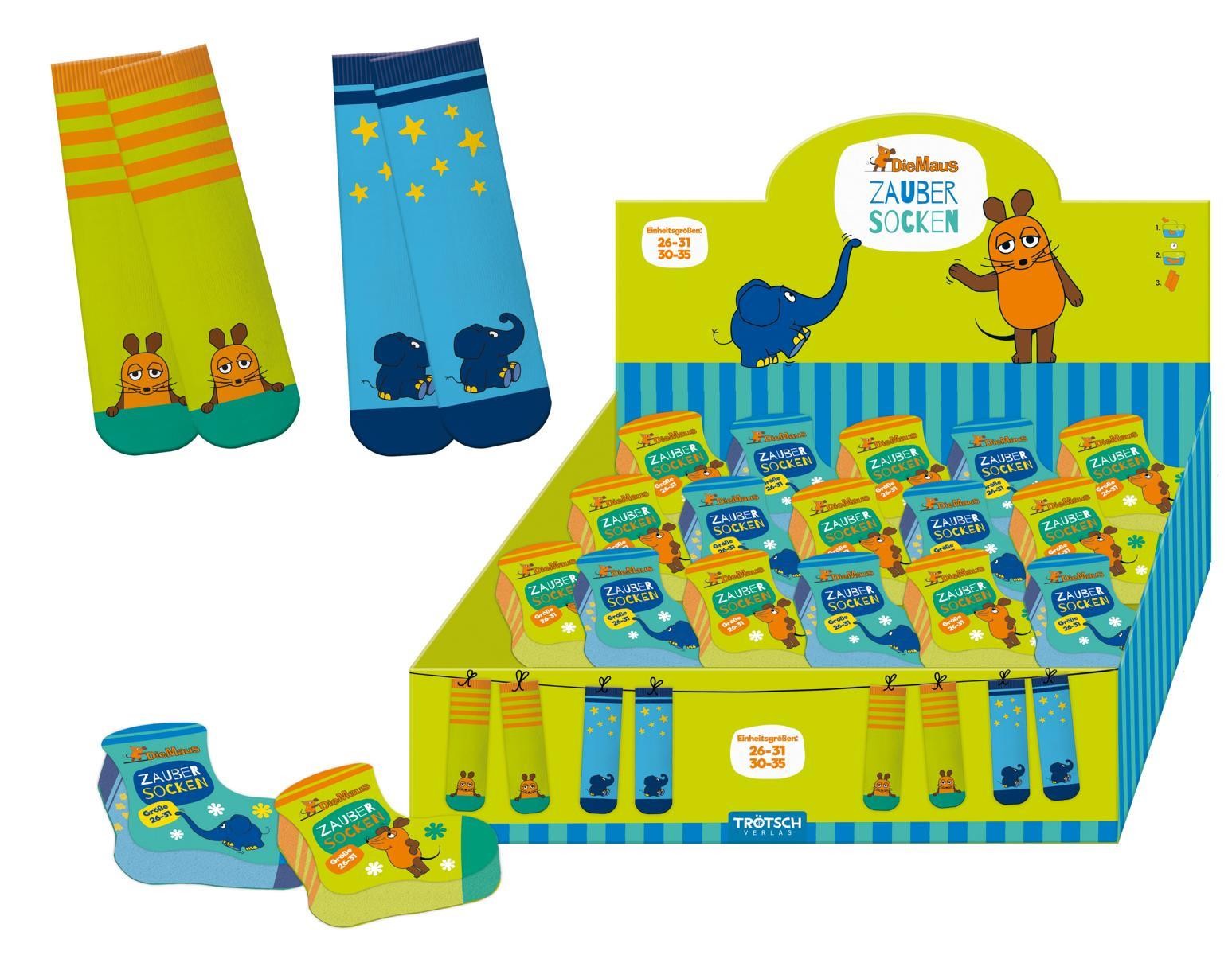 Die Maus - Zaubersocken (36er-VE im Display)