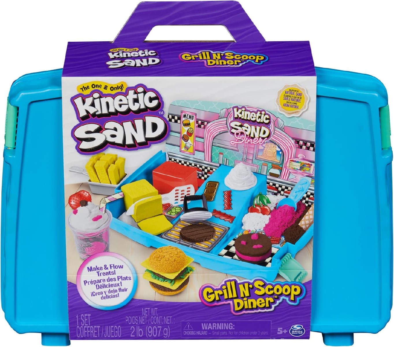 Kinetic Sand: Burger und Eis Bar (907g)