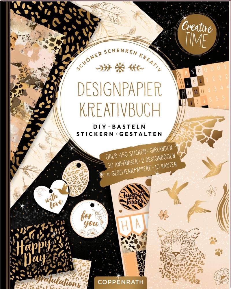 Designpapier-Kreativbuch: Animal Print (3er-VE)