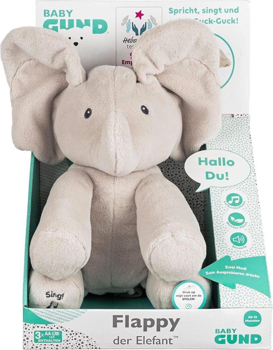 Flappy, der singende und sprechende Elefant (30cm)