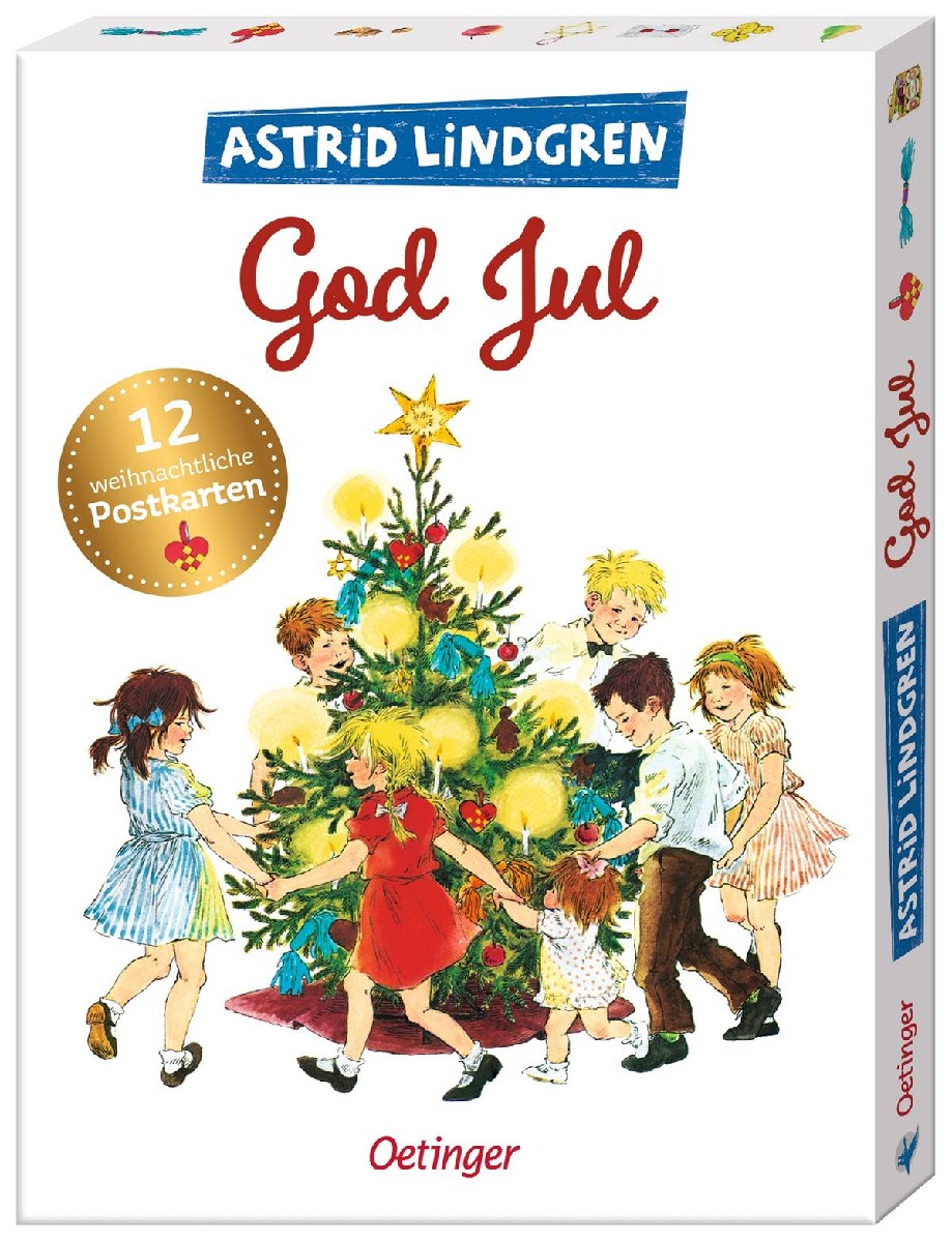 Astrid Lindgren: God Jul - 12 wunderschöne Weihnachtskarten