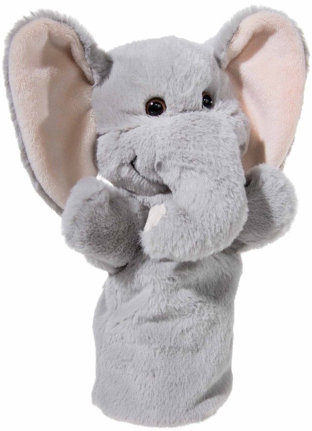 HANDSPIELPUPPE Elefant (Plüsch, 28cm)