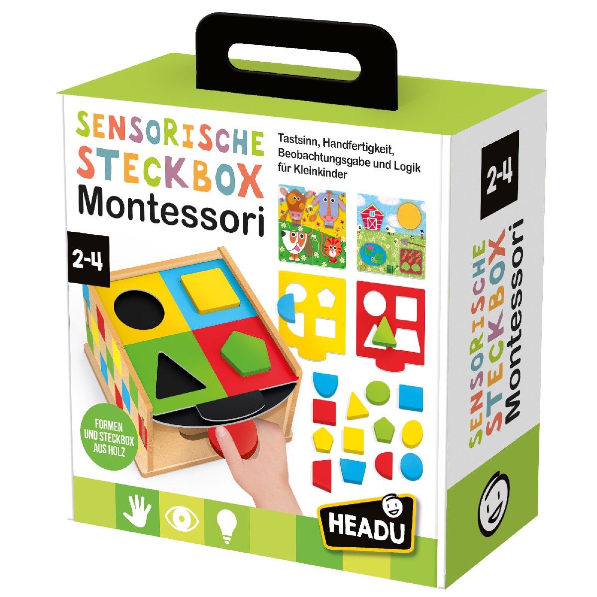 Sensorische Steckbox Montessori