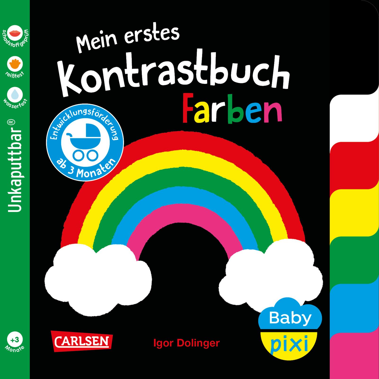 Baby Pixi (unkaputtbar): Mein erstes Kontrastbuch - Farben