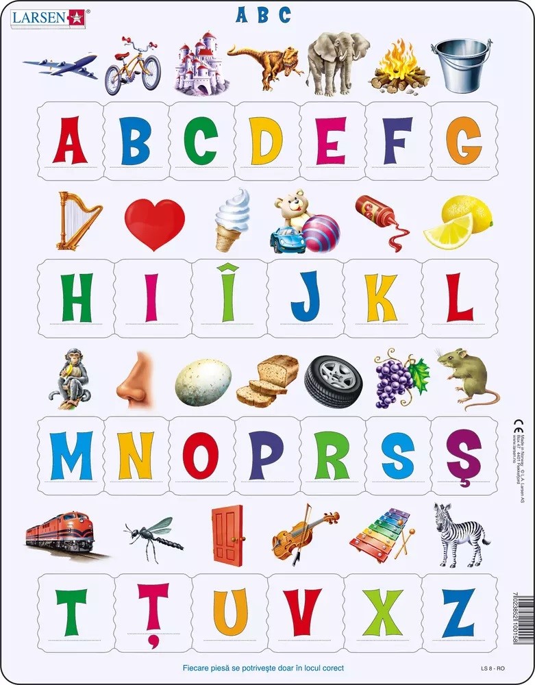 Puzzle - ABC (rumänisch)