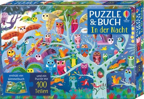 Puzzle & Buch: In der Nacht (100 Teile)