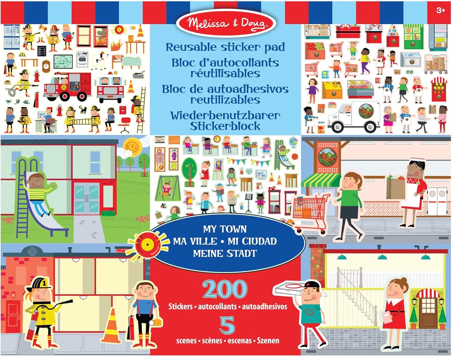 Melissa & Doug: Stickerbuch Meine Stadt