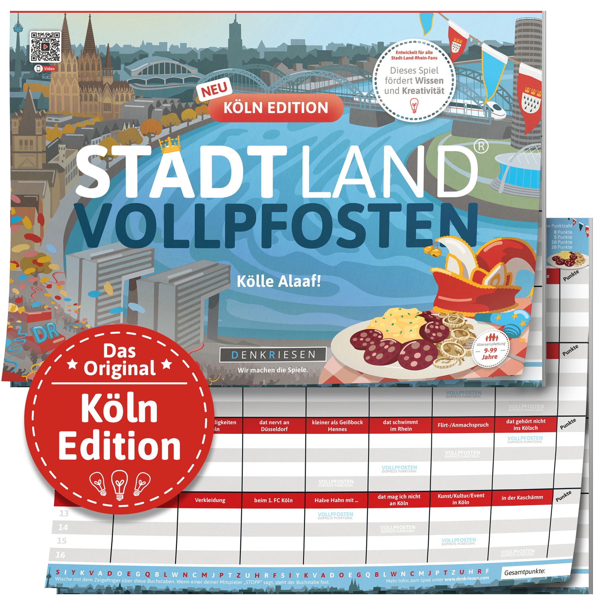 DENKRIESEN - STADT LAND VOLLPFOSTEN® - KÖLN EDITION - "Köll