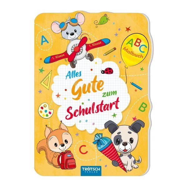 Tierfreunde - ABC-Malbuch zum Schulstart