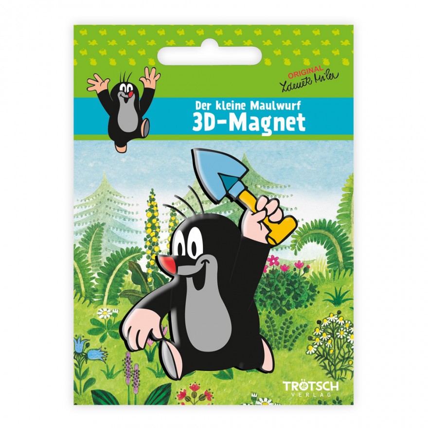 Der kleine Maulwurf - 3D-Magnet Schaufel (10er_VE)
