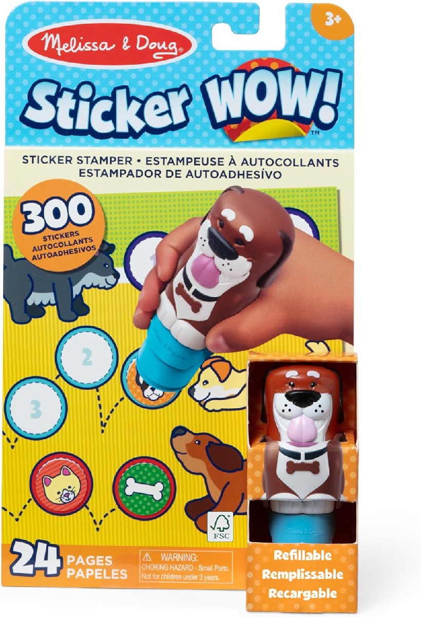 Melissa & Doug: Sticker Wow! Hund Sticker Stempelset