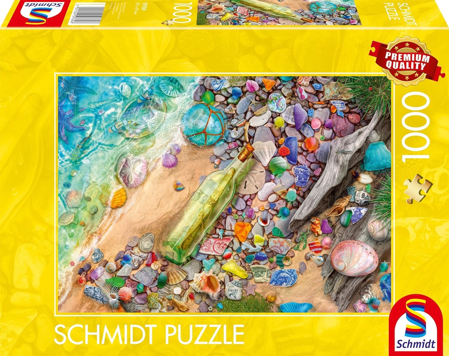 Puzzle - Leuchtendes Strandgut (1000 Teile)