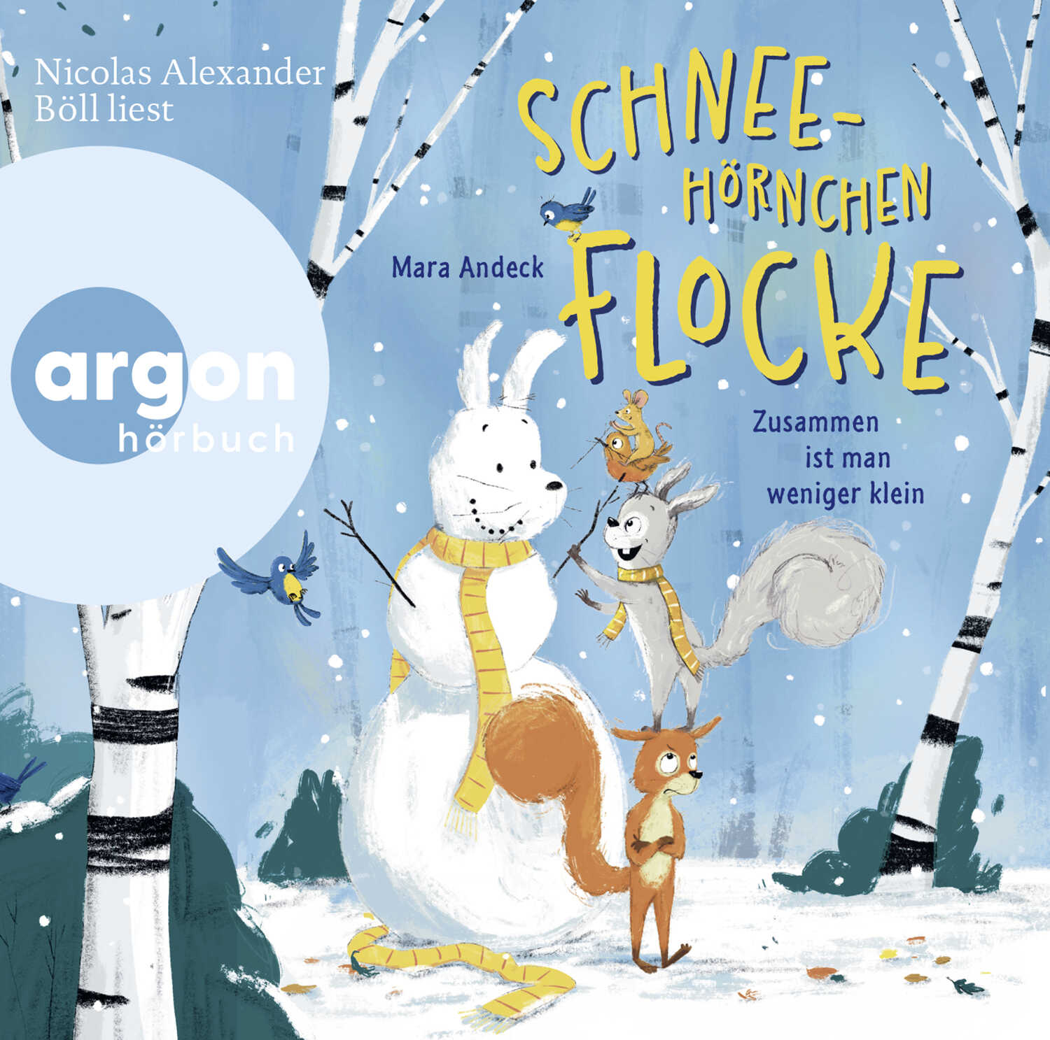 Schneehörnchen Flocke – Zusammen ist man wenig...