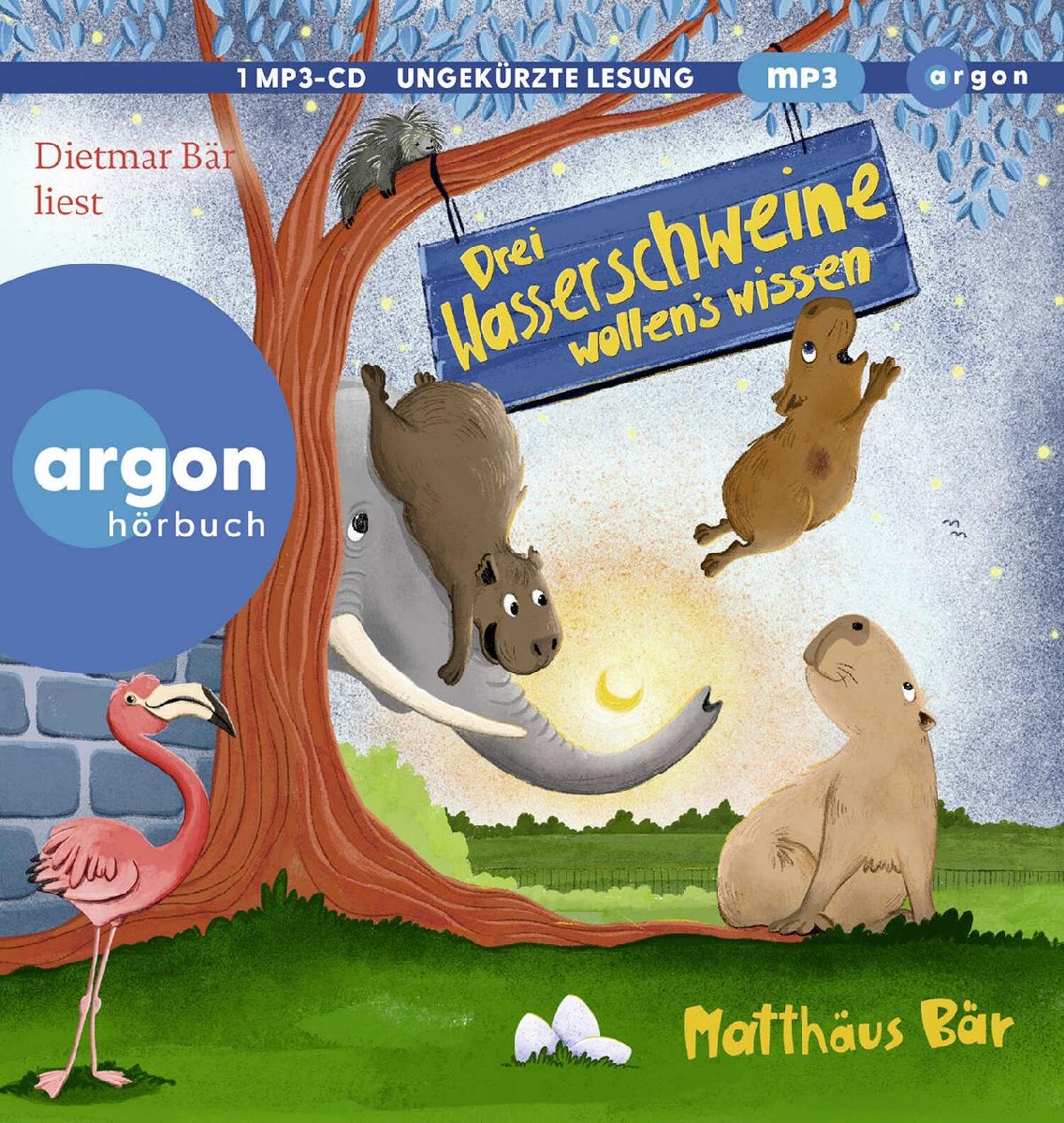 Drei Wasserschweine wollen's wissen