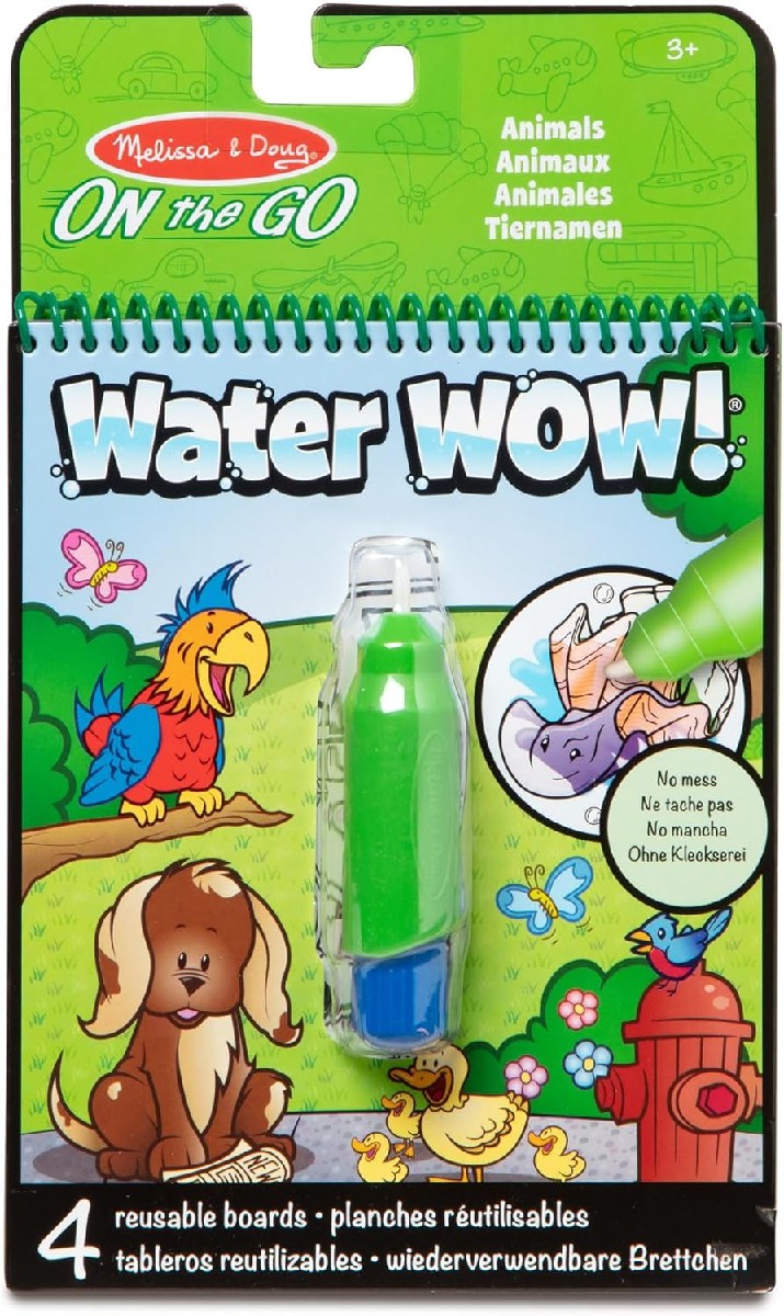 Melissa & Doug: Water Wow! Wassermalbuch Tiere