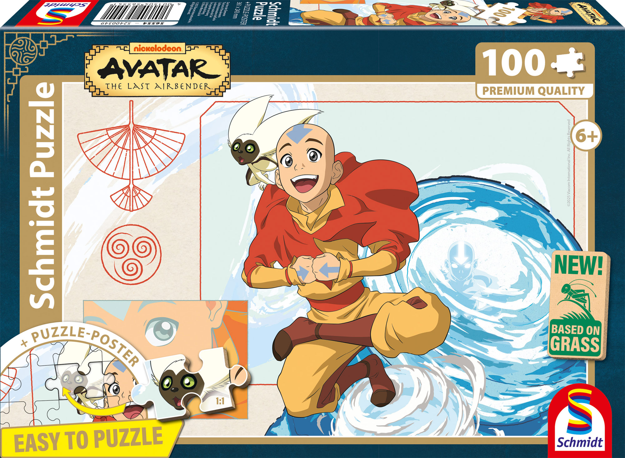 Puzzle - Avatar: Im Feuertempel (100 Teile)