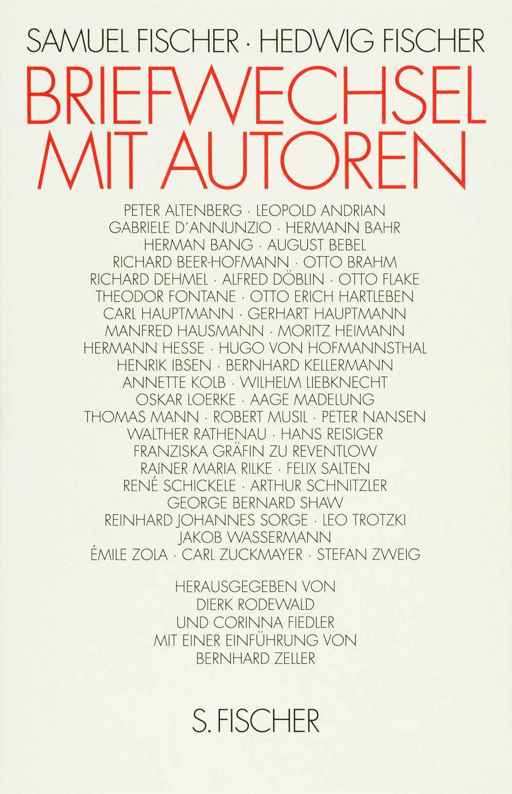 Briefwechsel mit Autoren