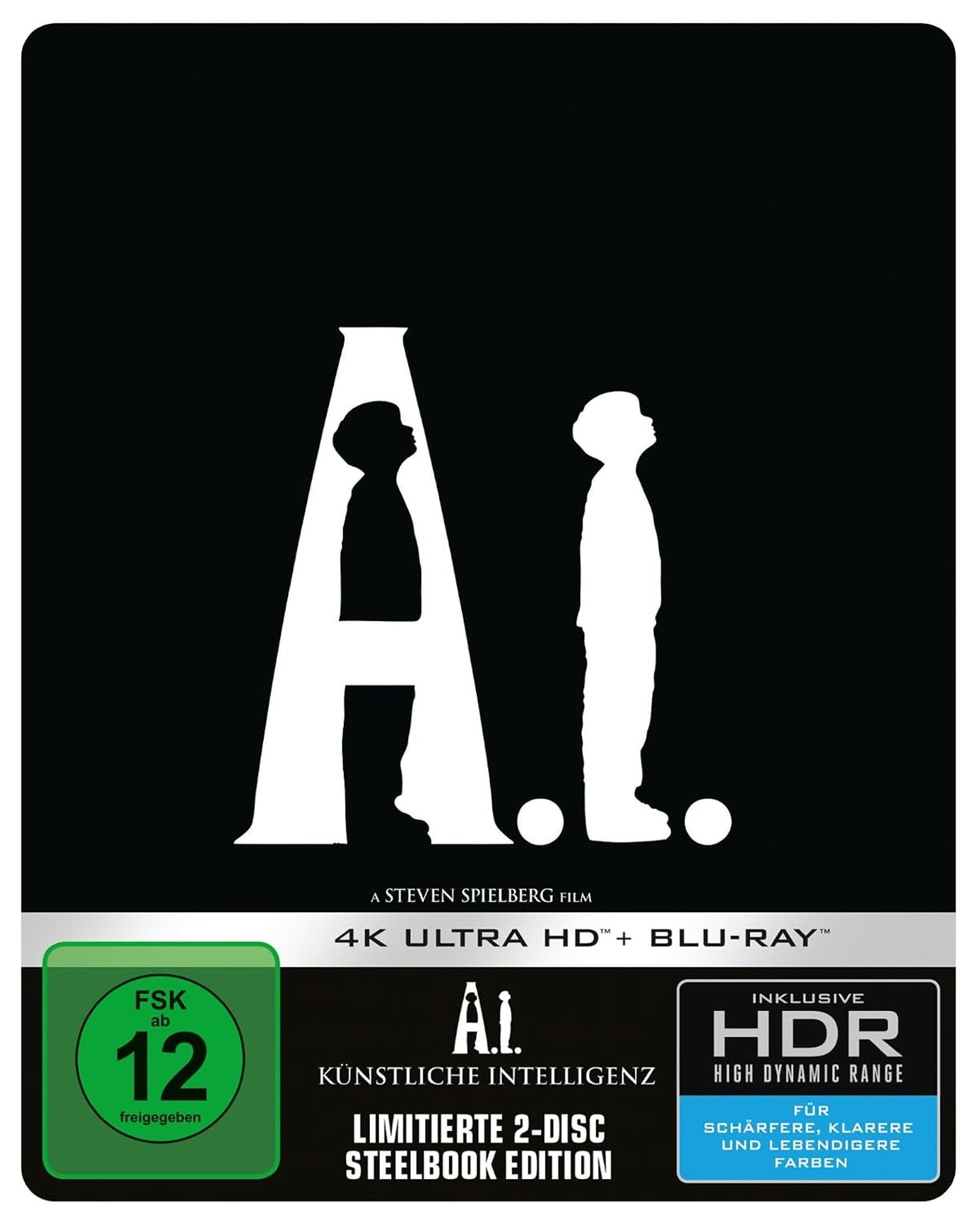 A.I.: Künstliche Intelligenz (Steelbook, 4K-UHD & Blu-ray)