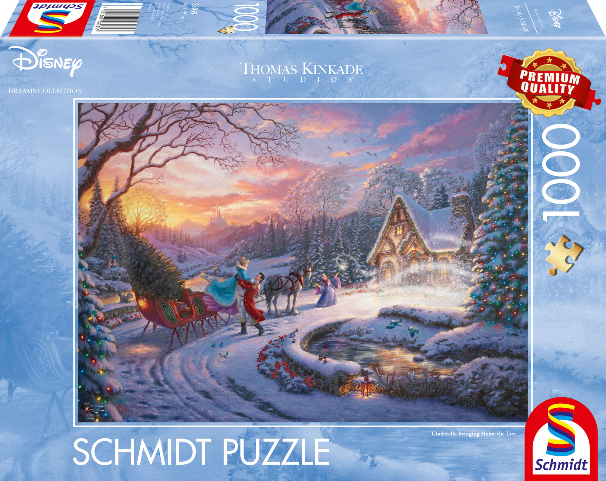 Puzzle - Disney: Cinderella - Bringing Home... (1000 Teile)