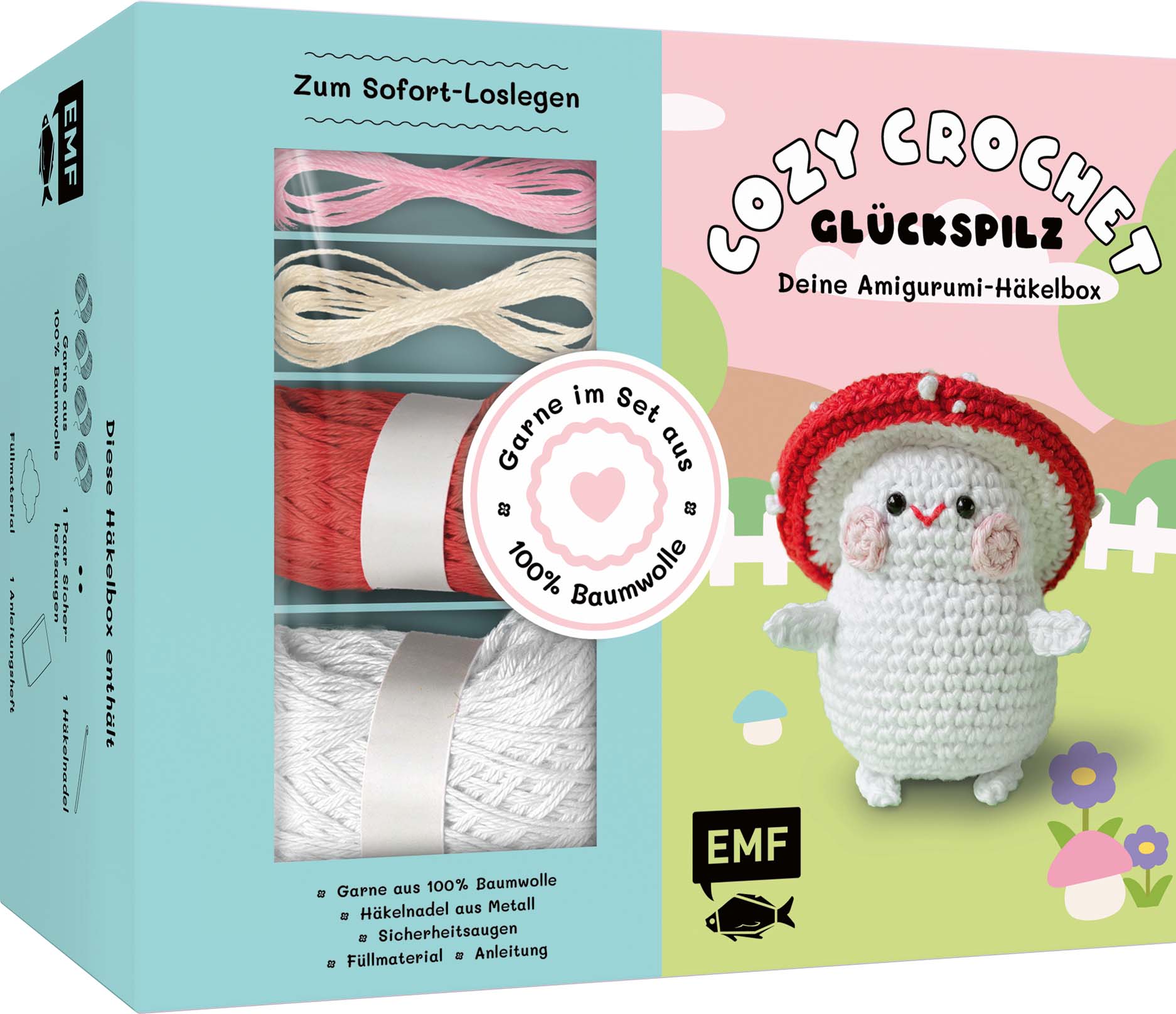 Cozy Crochet – Deine Amigurumi-Häkelbox: Glückspilz