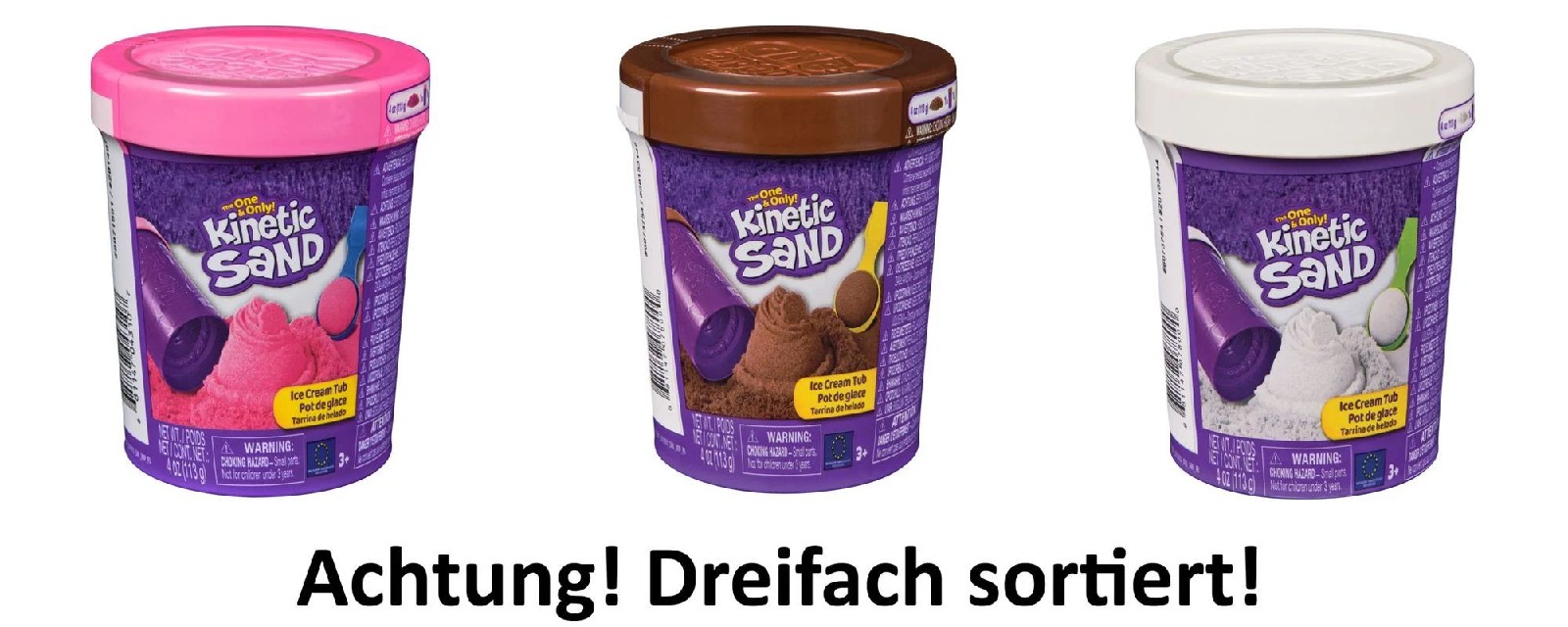 Kinetic Sand: Eisbecher (113g) (12er-VE)