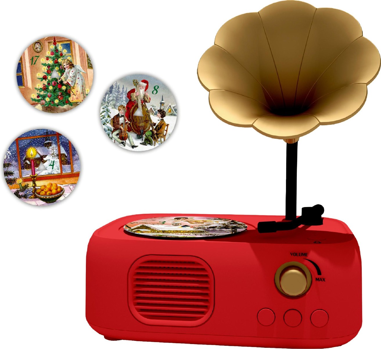 Vintage-Grammophon: Sound-Adventskalender