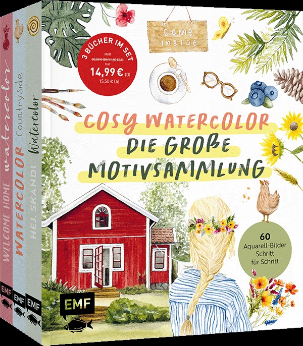 Cosy Watercolor – die große Motivsammlung