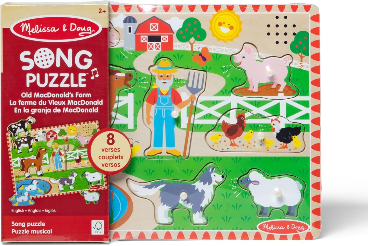 Melissa & Doug Puzzle: Old MacDonalds mit Song
