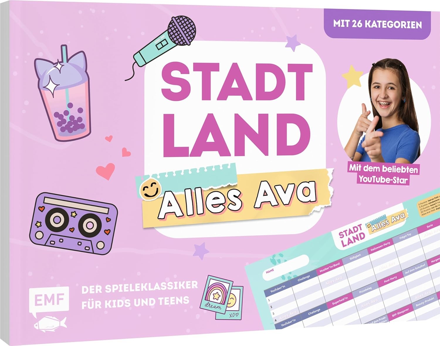 Stadt, Land, Alles Ava – Der Spieleklassiker für Kids und Te