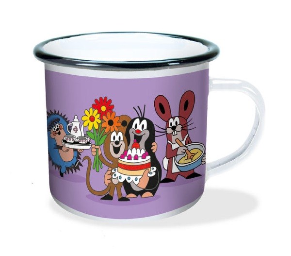 Der kleine Maulwurf - Emaillebecher Torte (6er-VE)