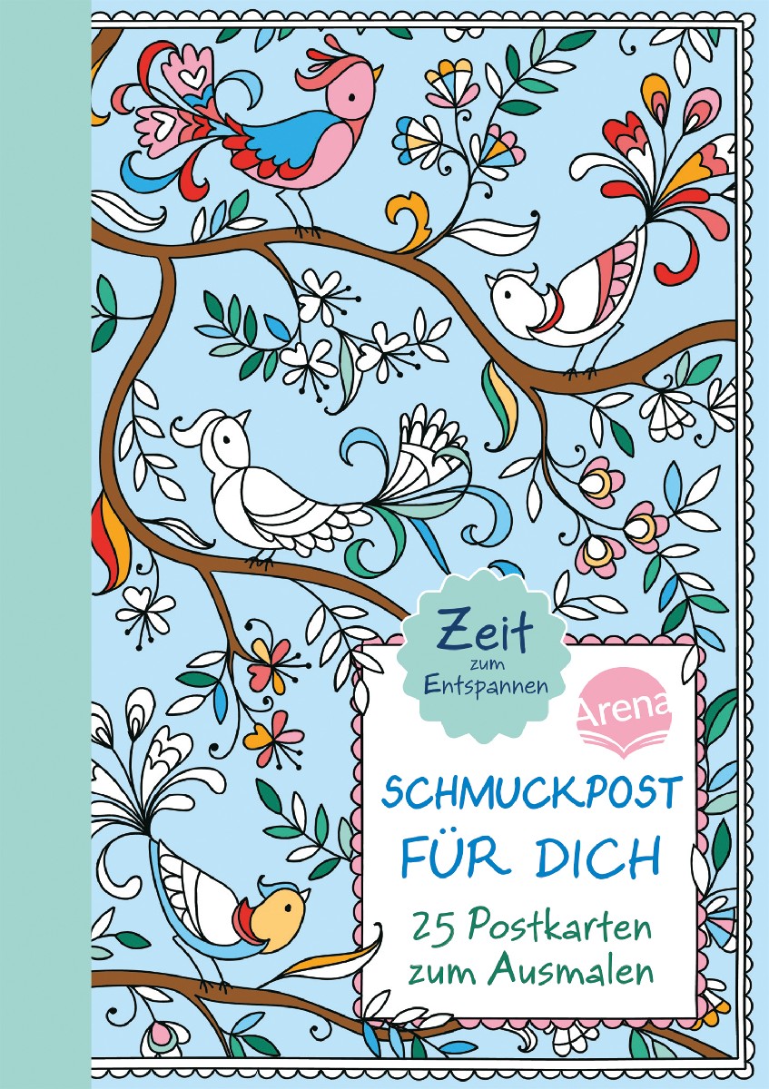 Schmuckpost für dich - 25 Postkarten zum Ausmalen