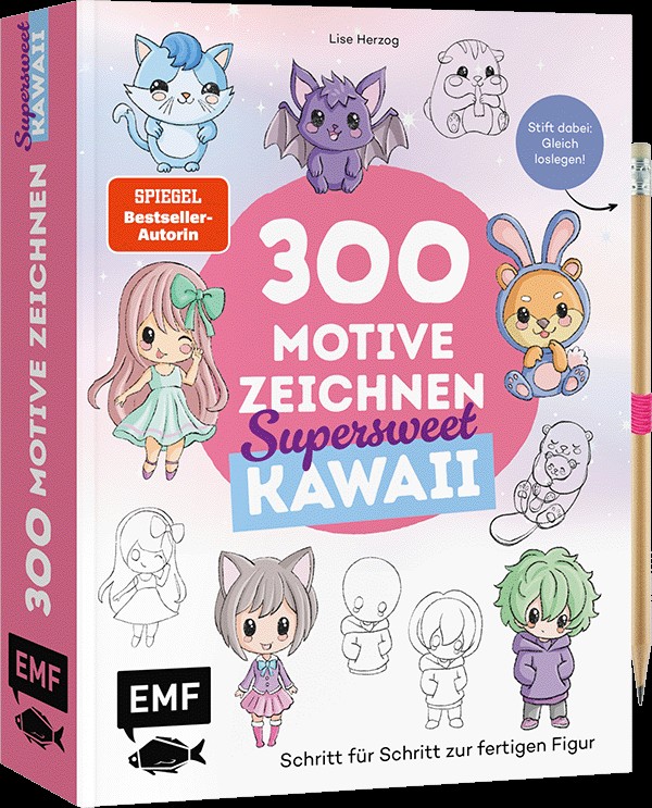 300 Motive zeichnen –&nbsp;Supersweet Kawaii
