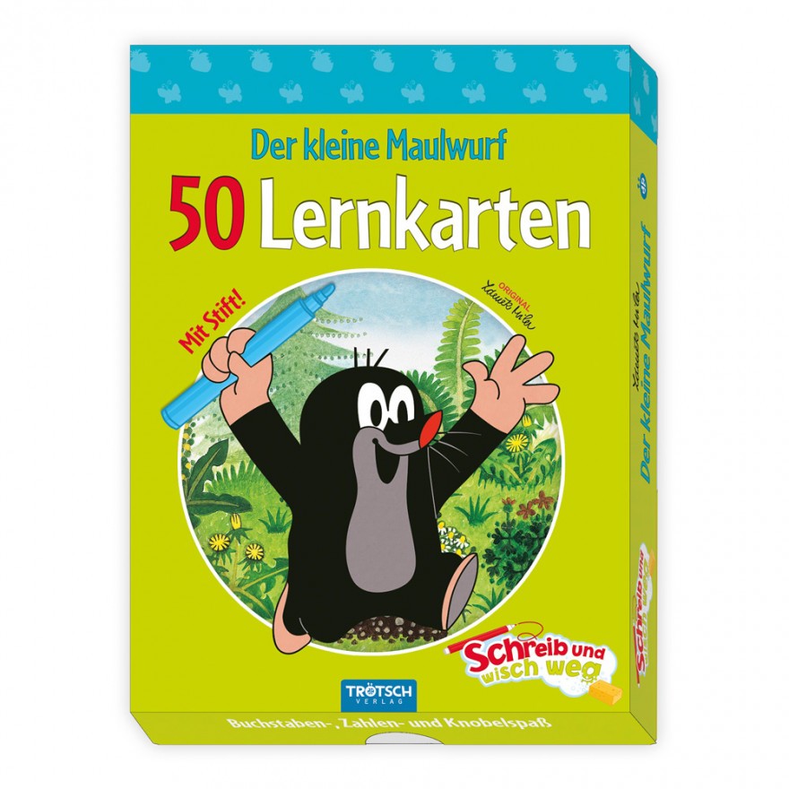 Der kleine Maulwurf - Lernkarten mit Stift (5er-VE)