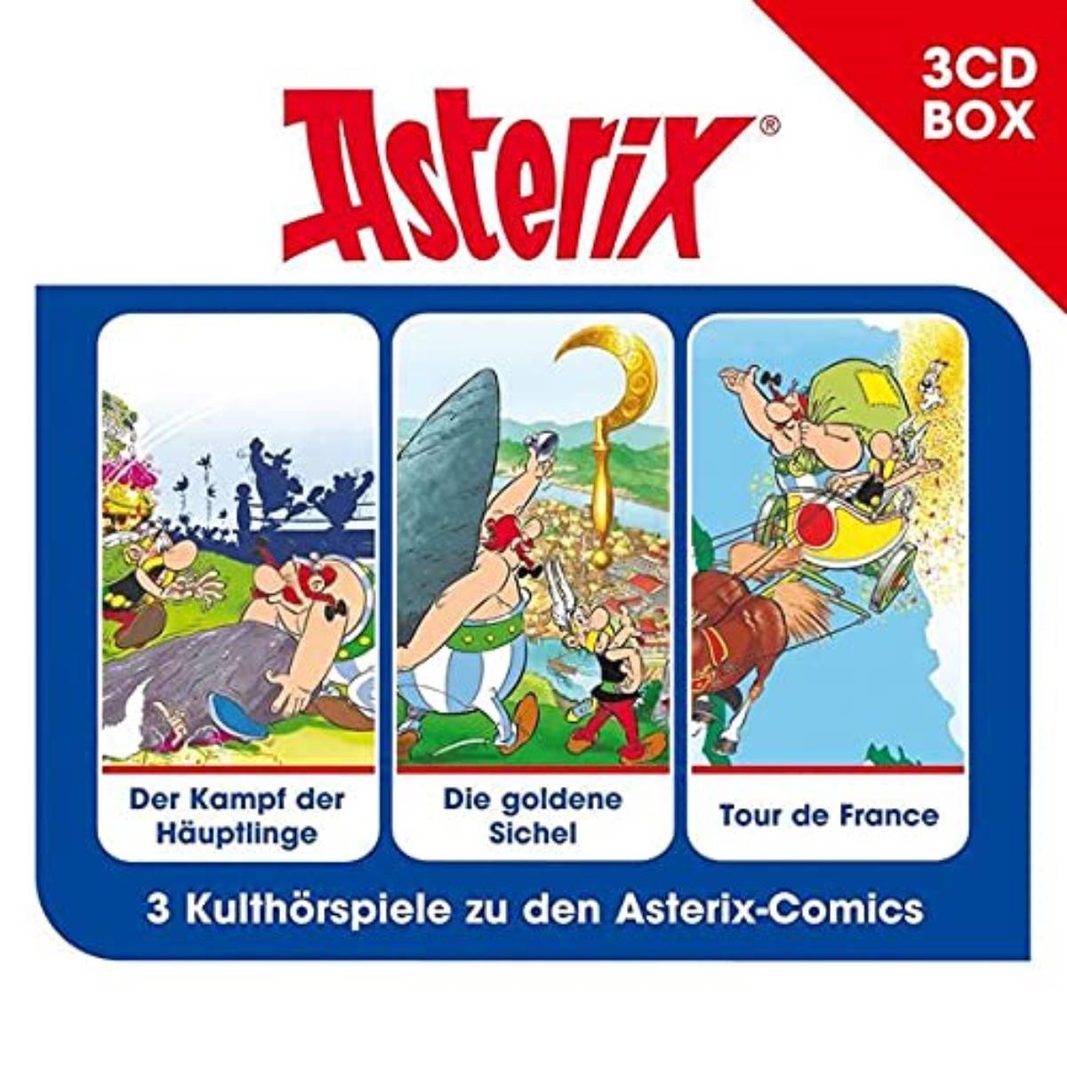 Asterix Hörspielbox 2 (F.04-06) 3 CD-Box