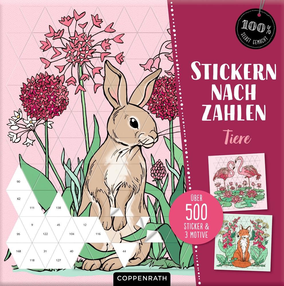 Stickern nach Zahlen: Tiere (2er-VE)