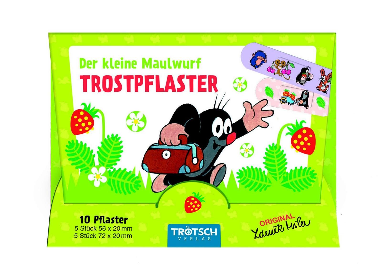 Der kleine Maulwurf - Trostpflaster (grün, 20er VE)