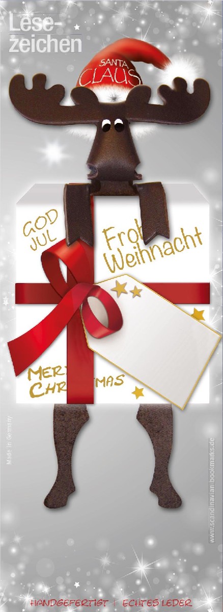 Lesezeichen Elch, X-mas Paket