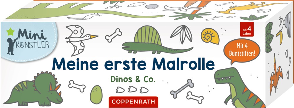 Meine 1. Malrolle - Dinos & Co.