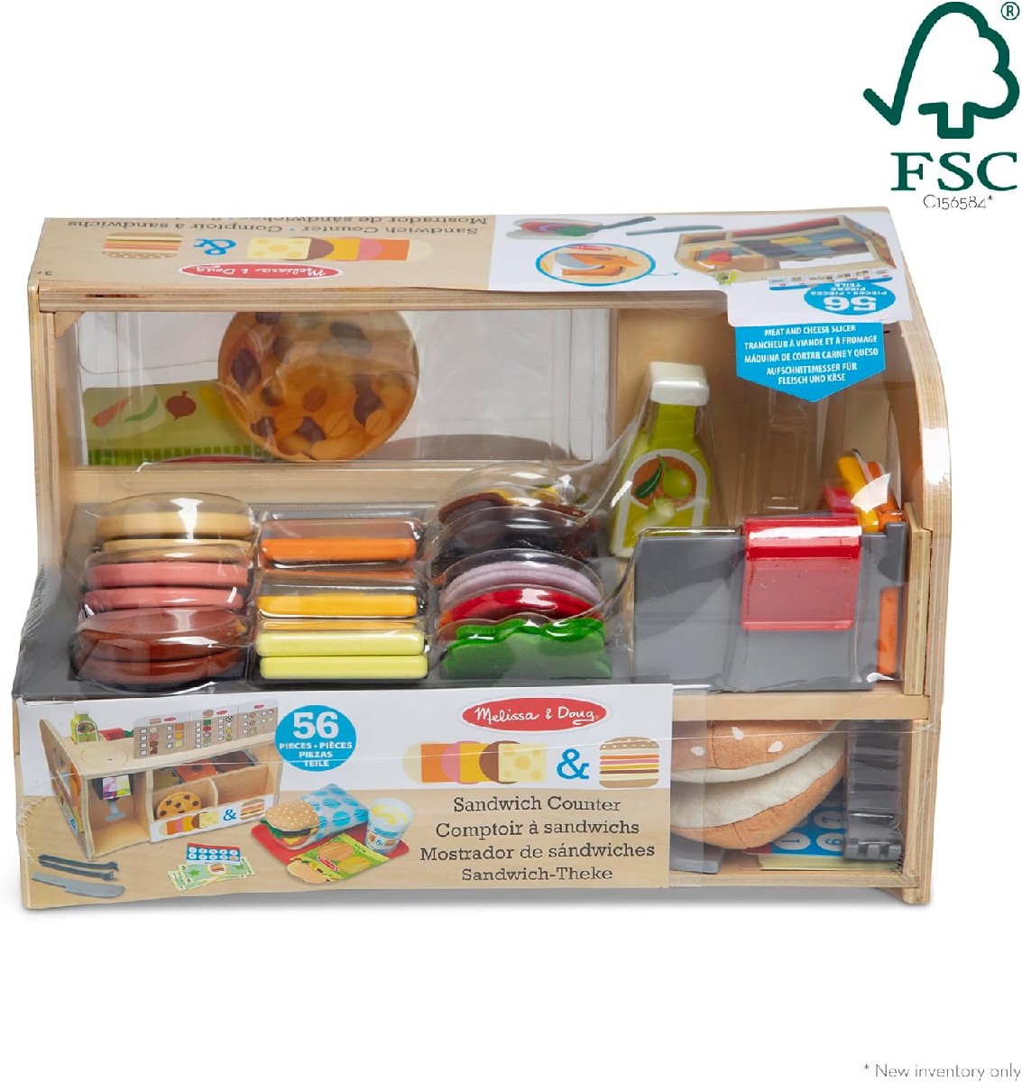 Melissa & Doug Rollenspiel: Sandwich Shop aus Holz