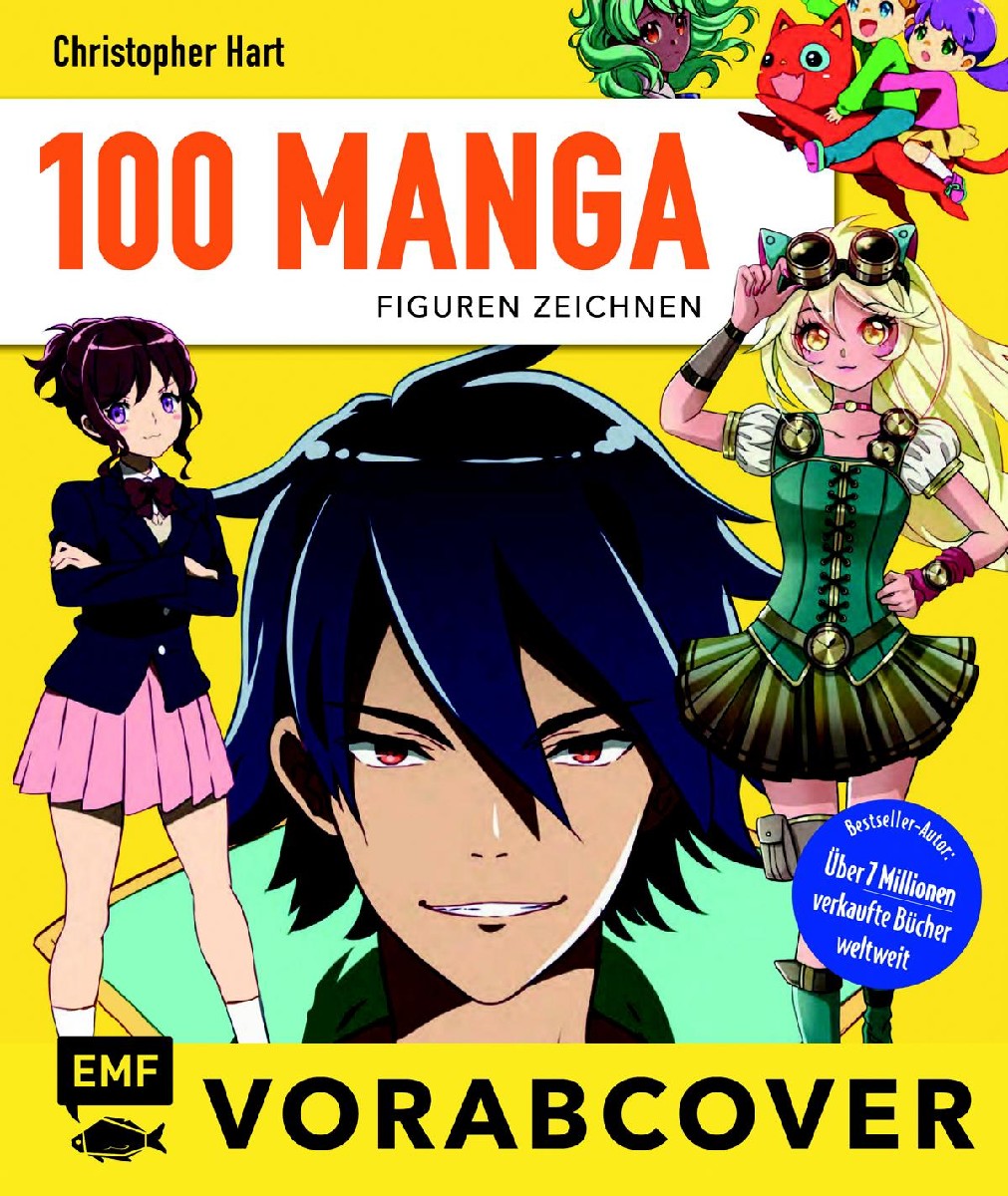 100 Manga-Figuren zeichnen