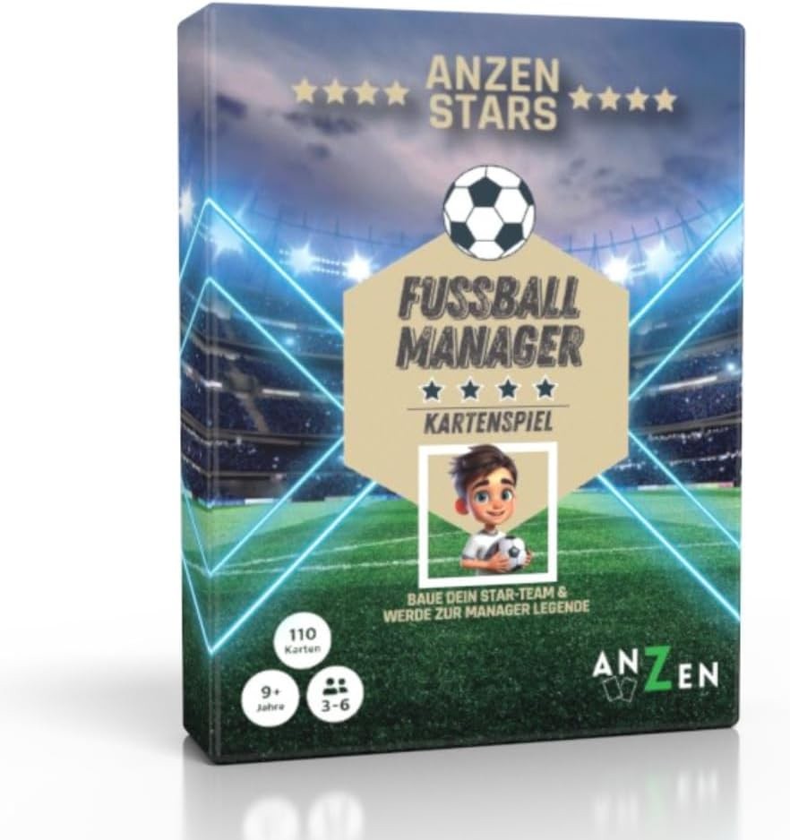 ANZEN STARS - Das Fussball-Manager Kartenspiel