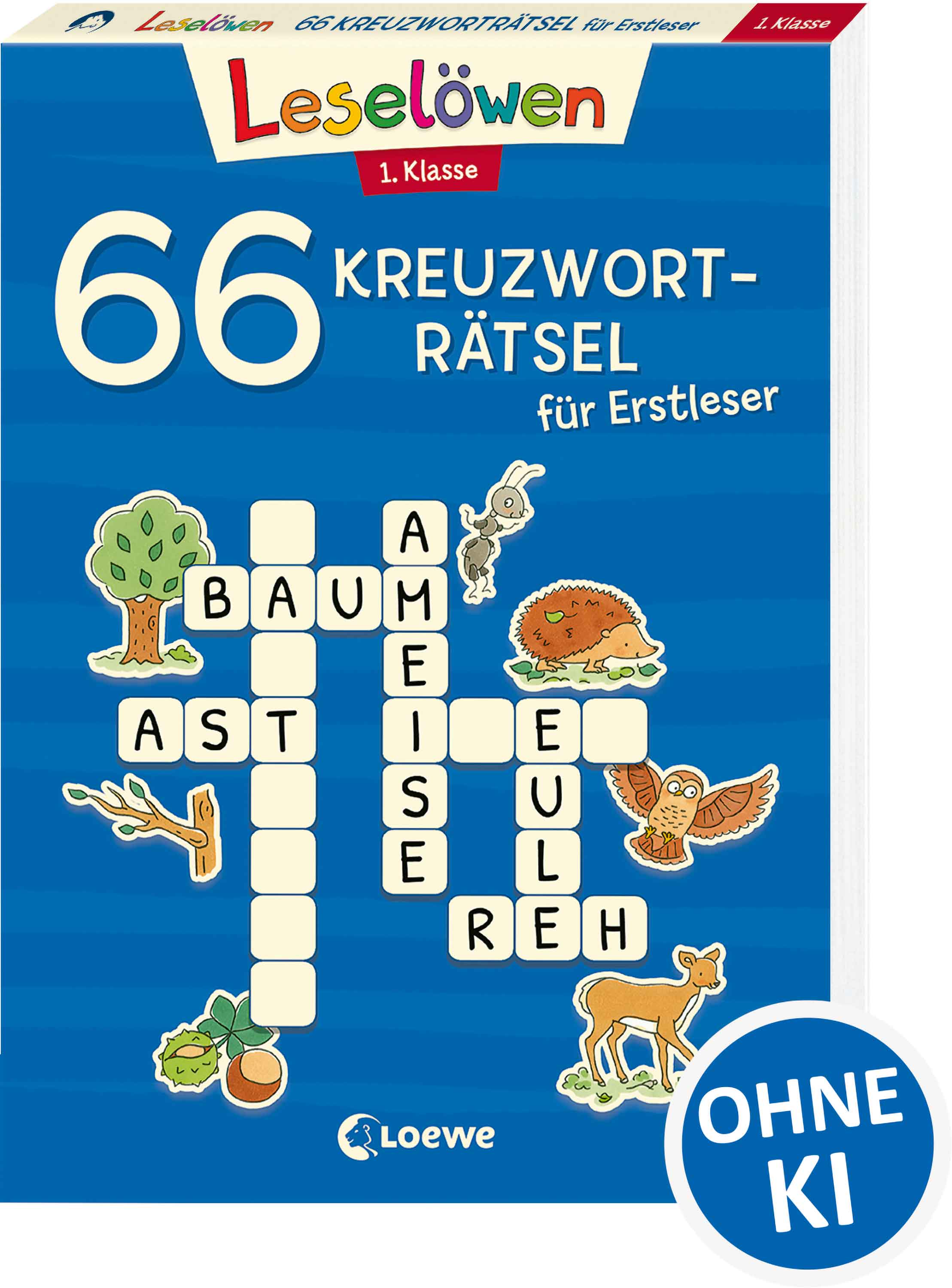 66 Kreuzworträtsel für Erstleser - 1. Klasse (...