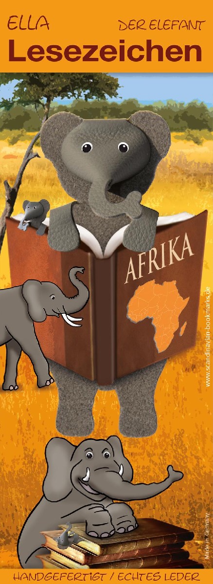 Lesezeichen Elefant