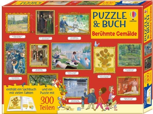 Puzzle & Buch: Berühmte Gemälde (300 Teile)