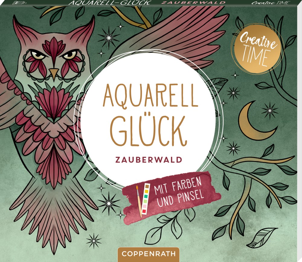 Aquarell-Glück: Zauberwald